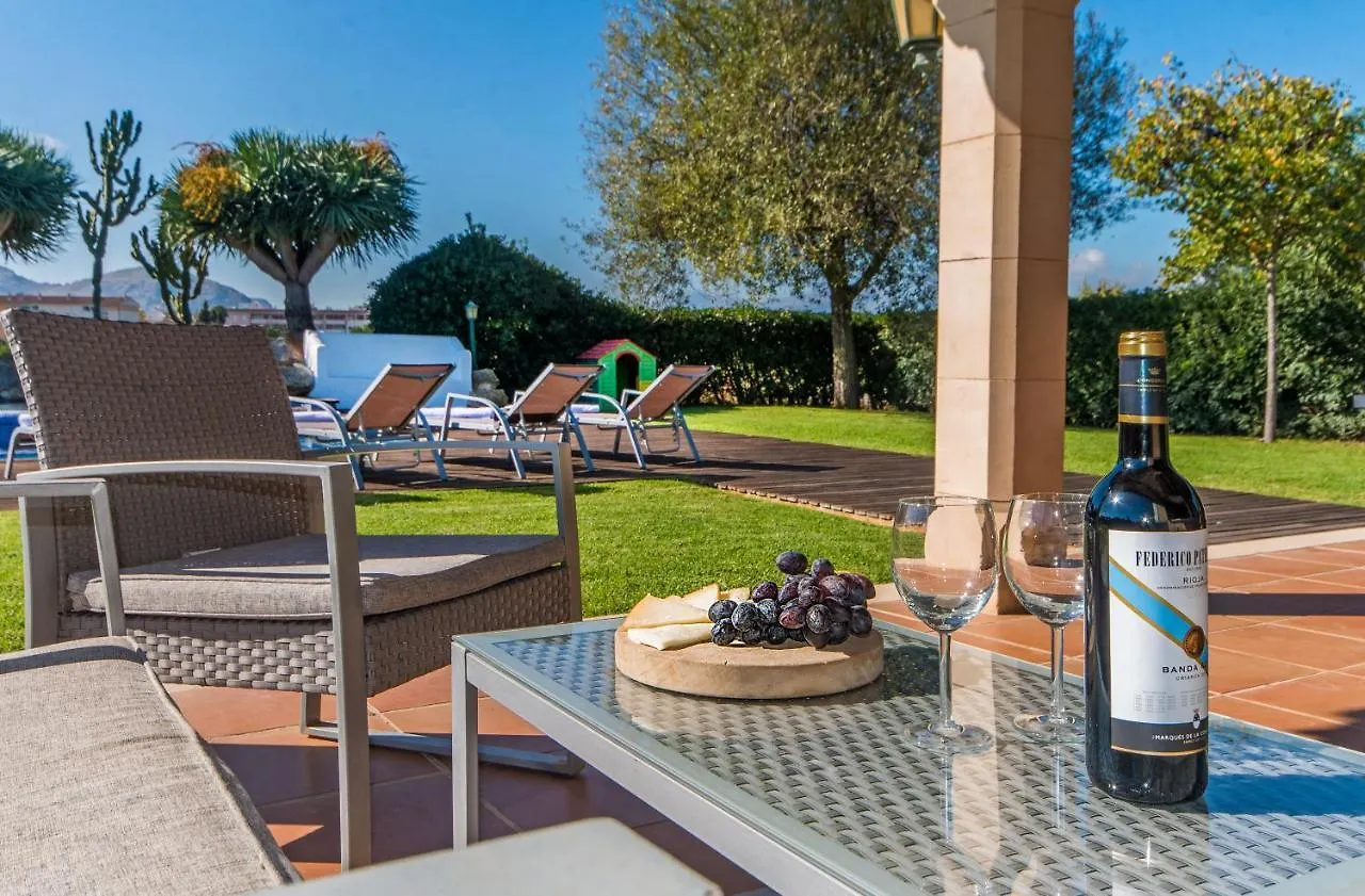Mar - Villa With Spectacular Pool Area & Bar Alcudia